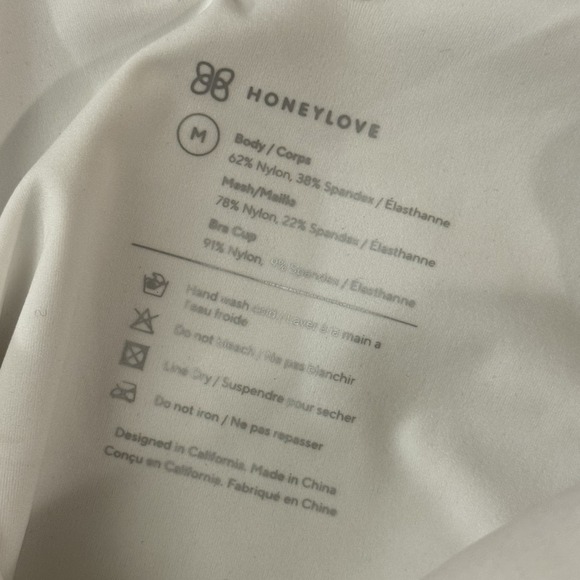 Honeylove Liftwear Cami Tank Top Size Medium Body White Women's - Picture 8 of 8